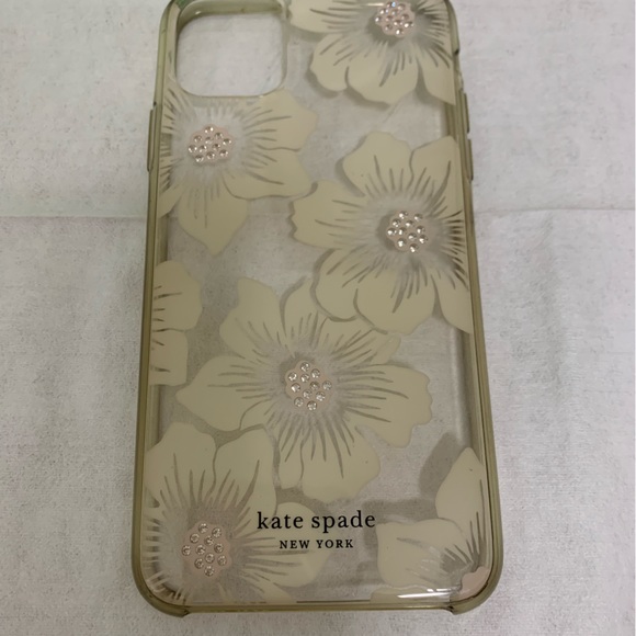 Kate Spade iPhone Pro Max 12 Case clear with designs USED - Picture 1 of 1